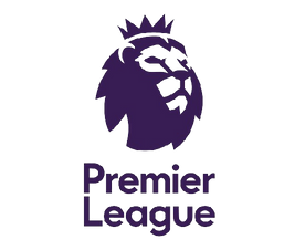 premier league logo on a white background